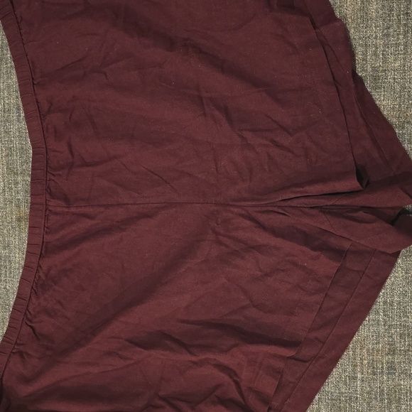 a new day Pants - A New Day Linen Elastic Waist Shorts - Plus Size